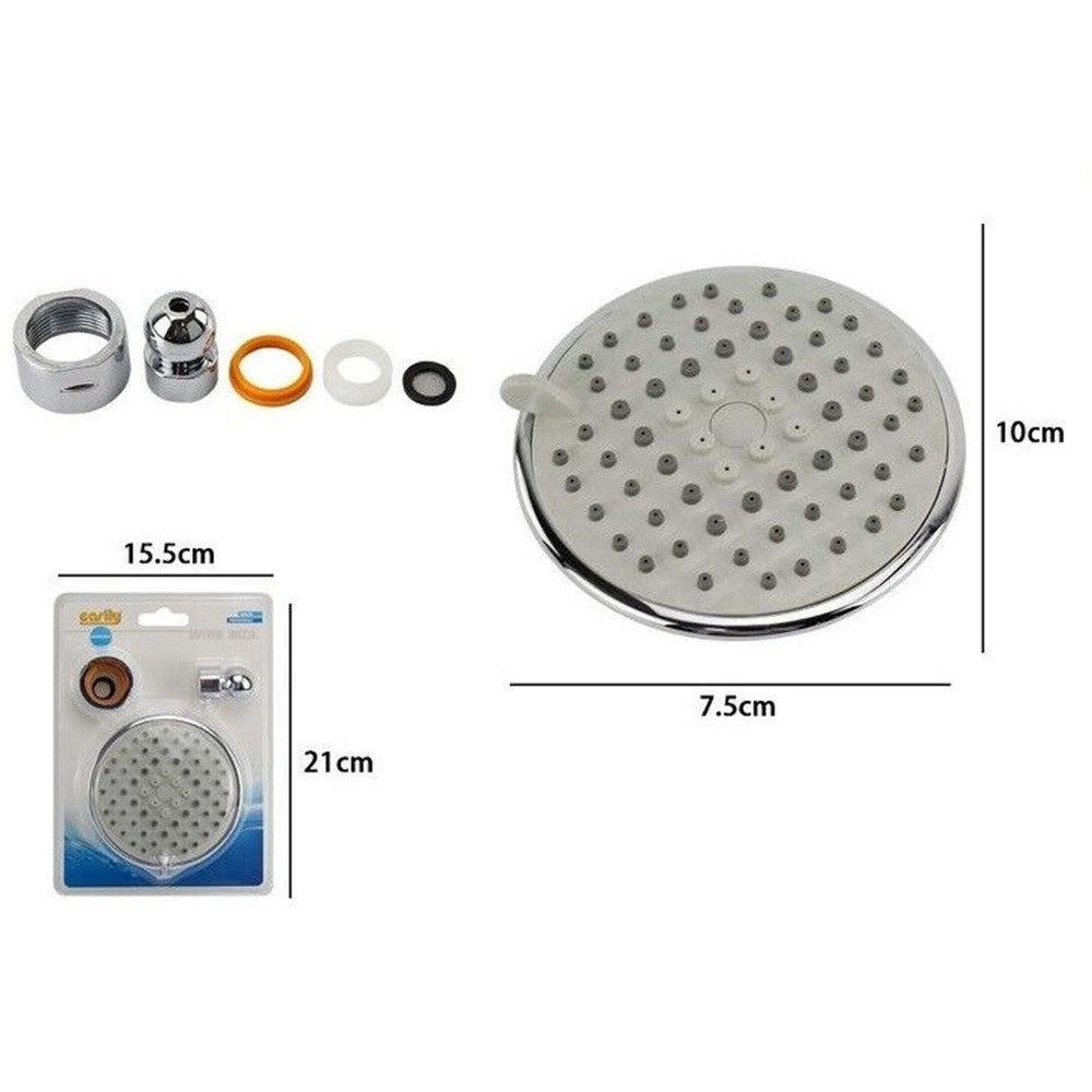 Trade Shop - Soffione Doccia Multigetto Ugelli Fori Bagno Miscelatore Ad Alta Pressione 59214 -