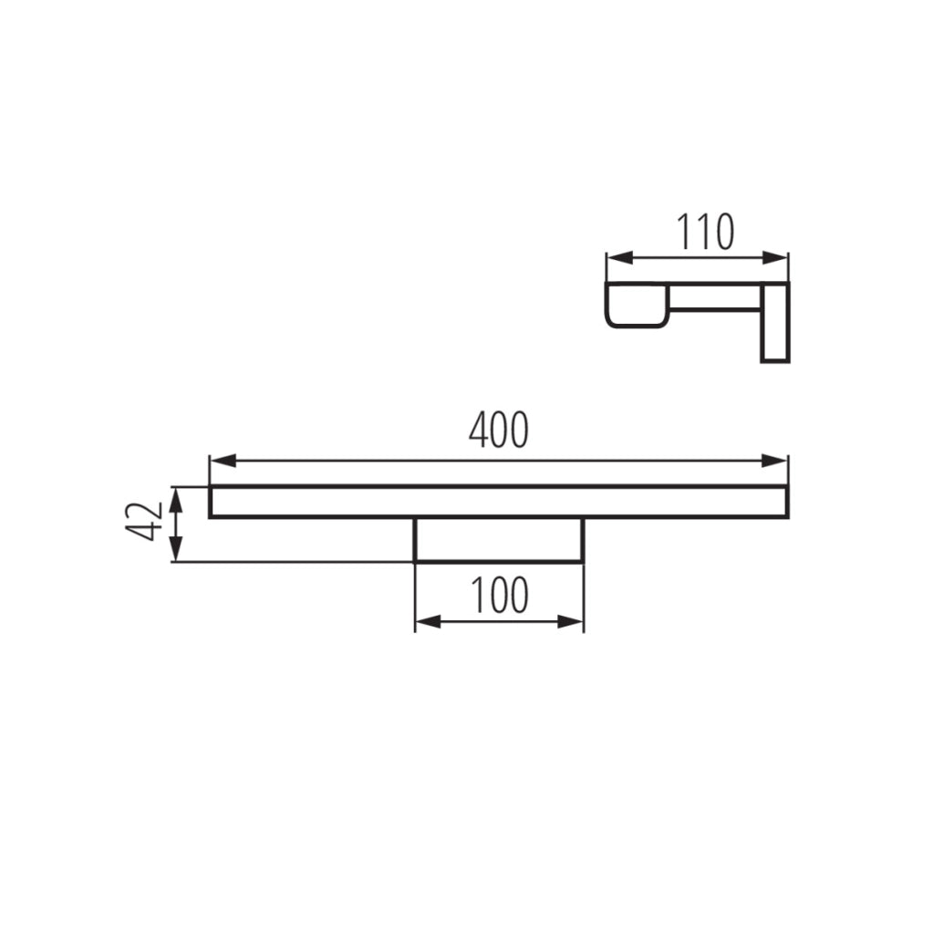 Applique Kanlux ASTEN 26680 LED 8W 4000K IP44 bianca