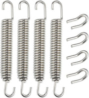 Accessorio di scarico universale 80mm in acciaio inossidabile - modellato per accessori - resistente a elevate temperature - duraturo - lunga durata - set di scarichi