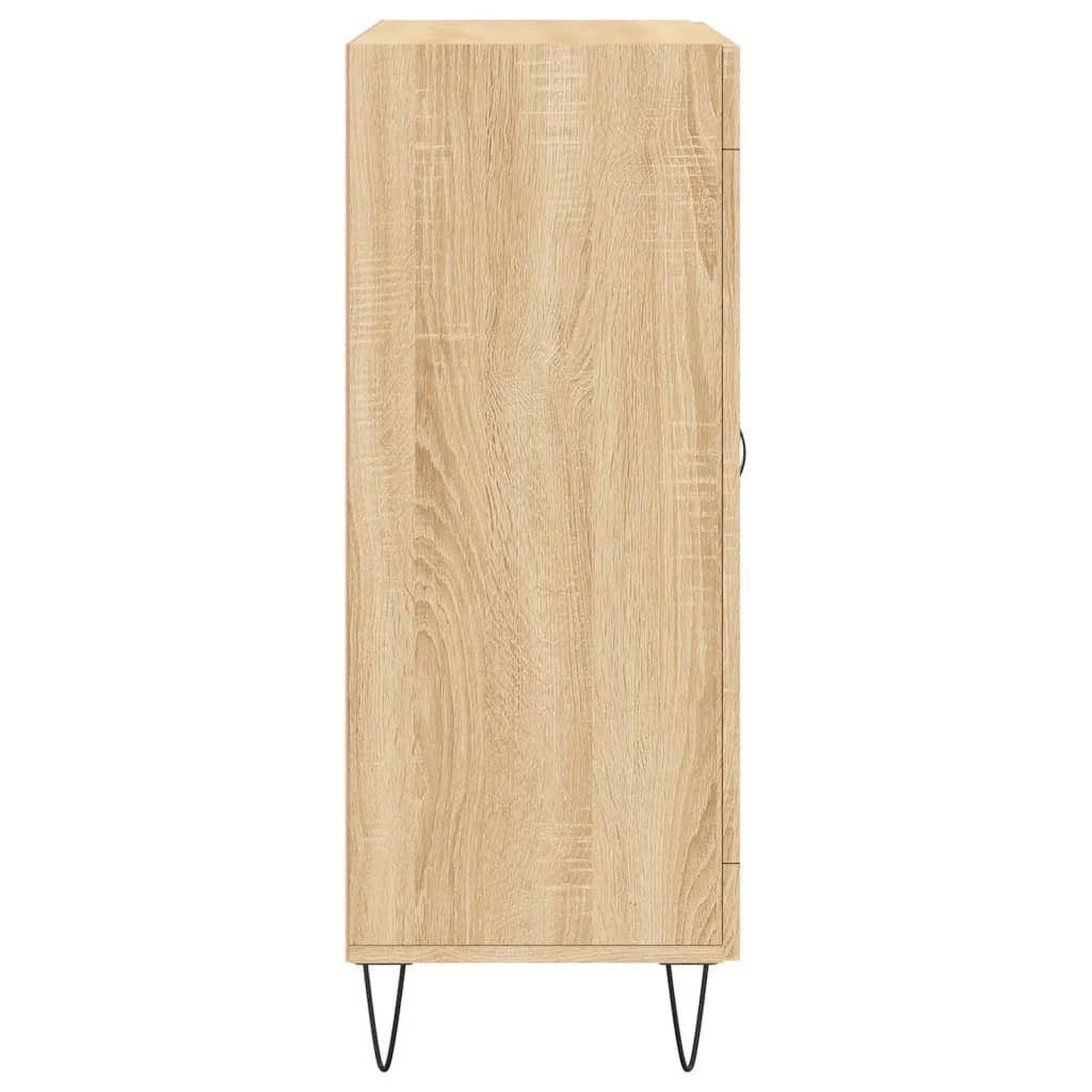 Buffet credenza cassettiera armadio mobile contenitore organizer cucina soggiorno rovere Sonoma 69,5 x 34 x 90 cm legno ingegnerizzato marrone 02_0031643