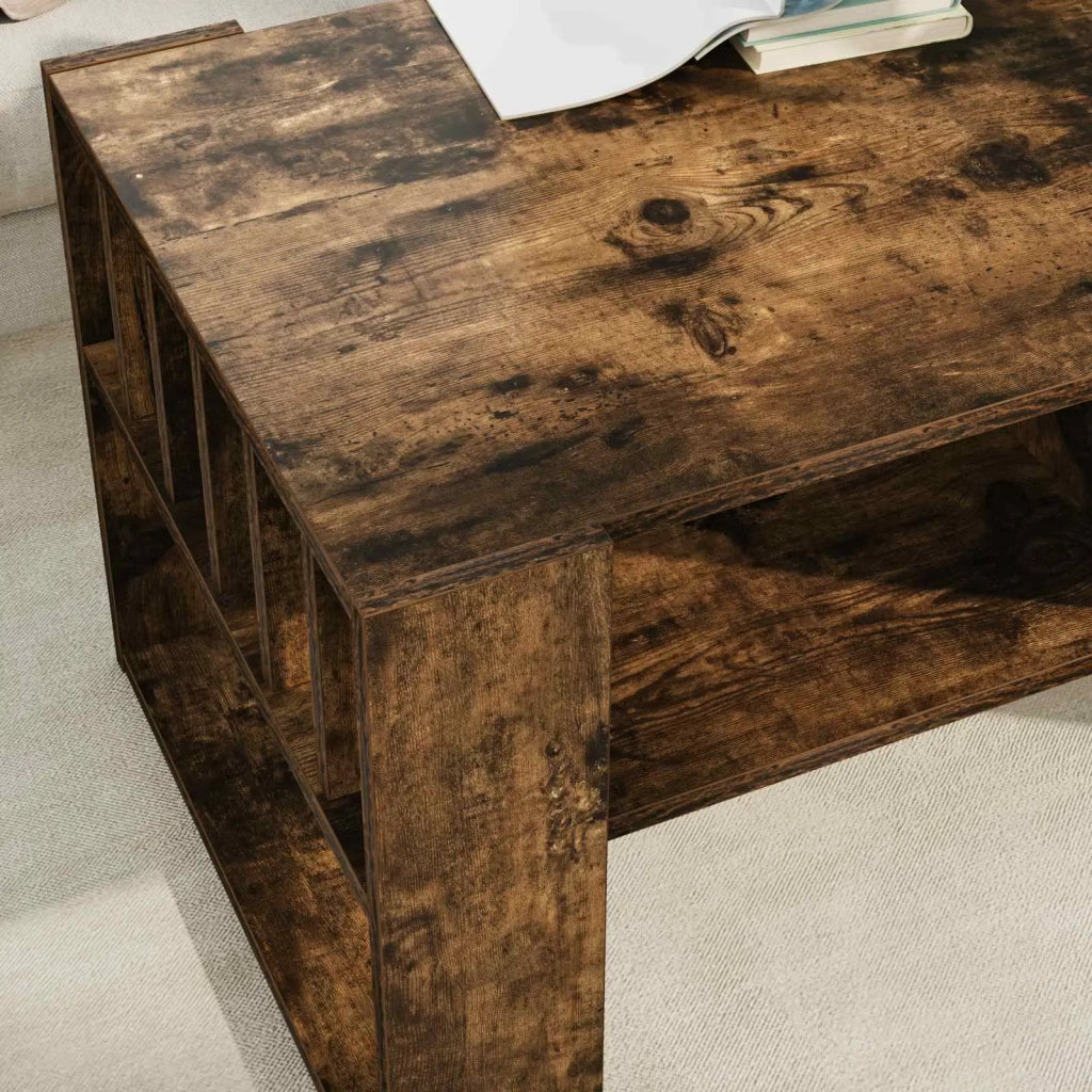 Tavolino da salotto Rovere fumé 92 x 49,5 x 45 cm 8000112