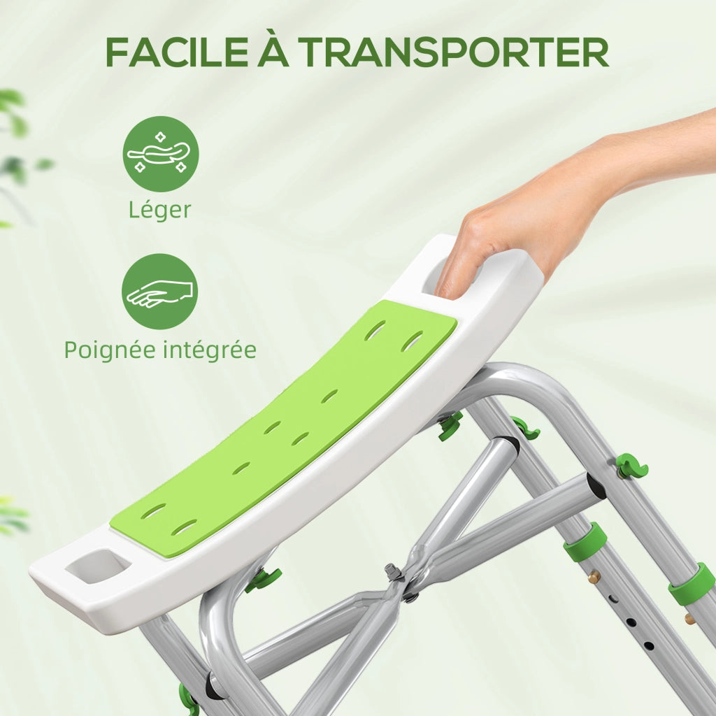 Panchetta Doccia Regolabile ¨C Zephmum ¨C Verde Antracite Alluminio