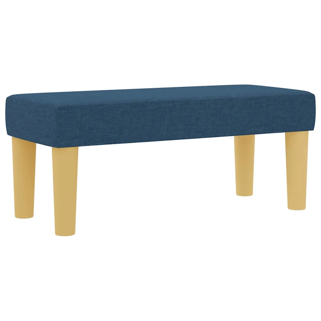 Letto a molle con materasso Blu 80 x 200 cm Tessuto