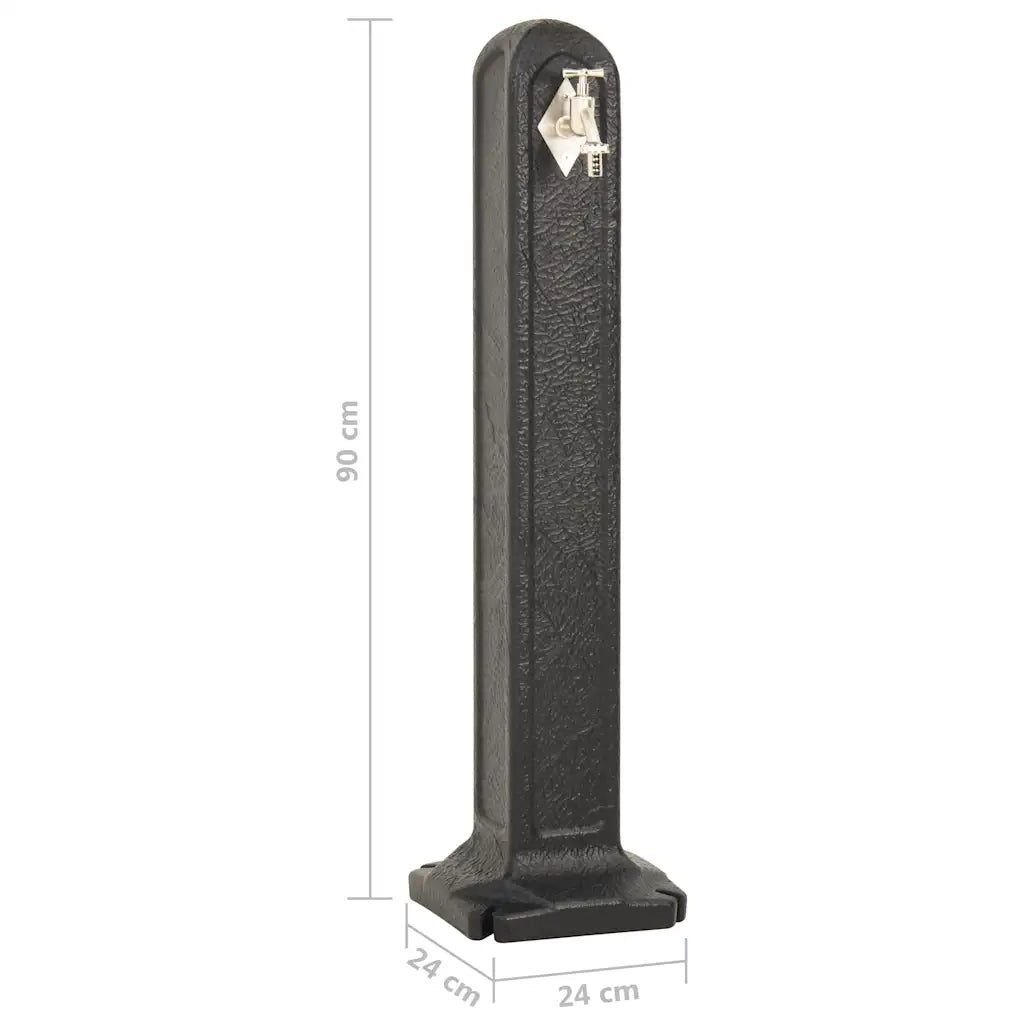 Cisterna da giardino con Rubinetto Antracite Effetto Pietra CFW4551150
