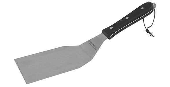 Campingaz 2000035410 Spatola per Plancha in Acciaio Inox Impugnatura Ergonomica Lavabile in Lavastoviglie colore Nero