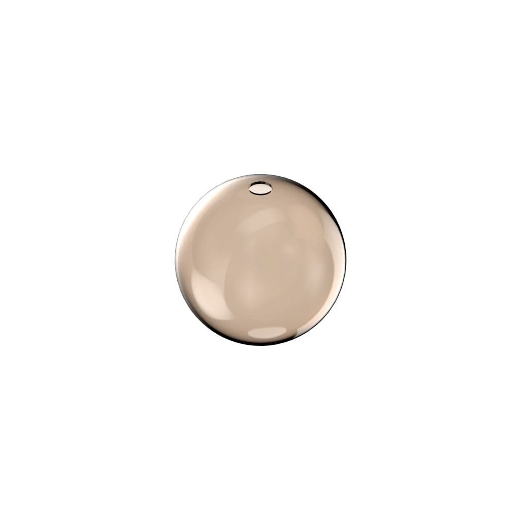 MAPA SINGLE SOLO VETRO SFERA D.15CM AMBRA