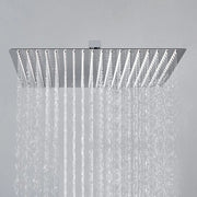 Doccia a testa e corpo - testa doccia in acciaio inox 304 da 40x40cm con installazione integrata