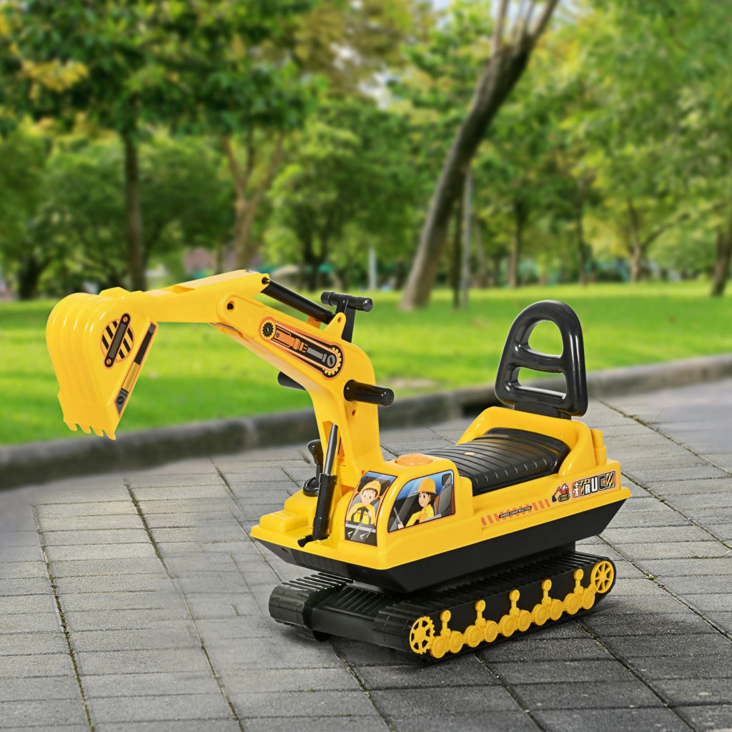 Bagger giocattolo per bambini con cassetto ¨C zephmum ¨C giallo