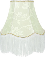 Lampenkap Vintage E27 con Design a Crociera 19 x 25 cm con Profilo a Lame con Ombreggiatura Retro Europea