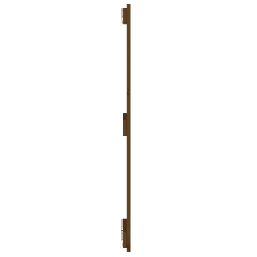 Testiera da Parete Ambra 82,5x3x90cm in Legno Massello di Pino