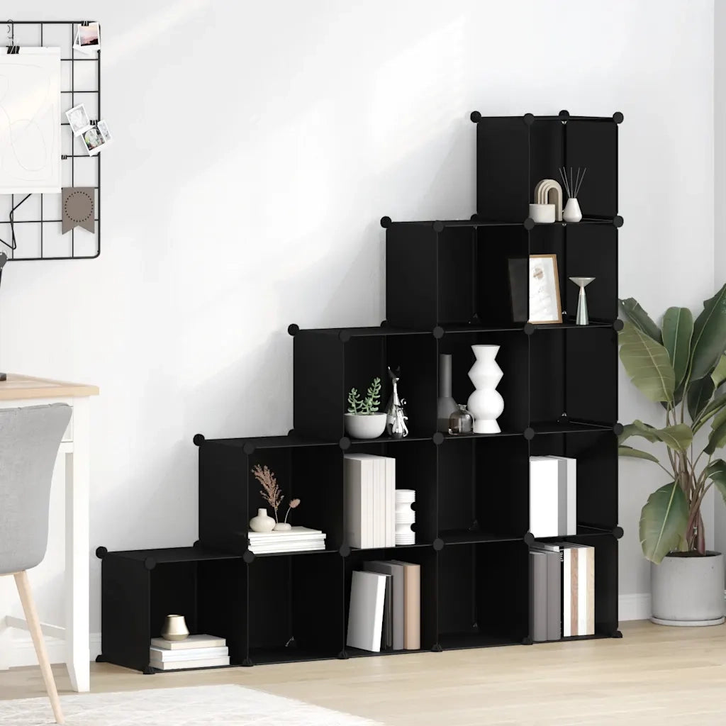 Organizzatore Portaoggetti con 15 Cubi Trasparenti in PP CFW5999289