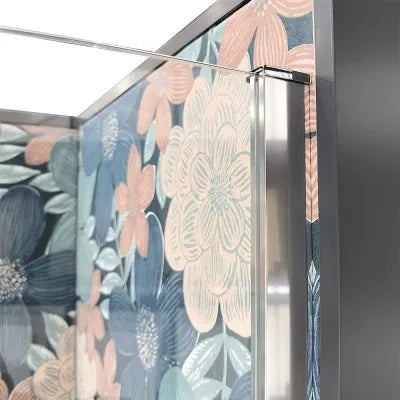 Doccia Walk-In 140 cm trasparente 8 mm profilo cromo H 200 cm  Tay