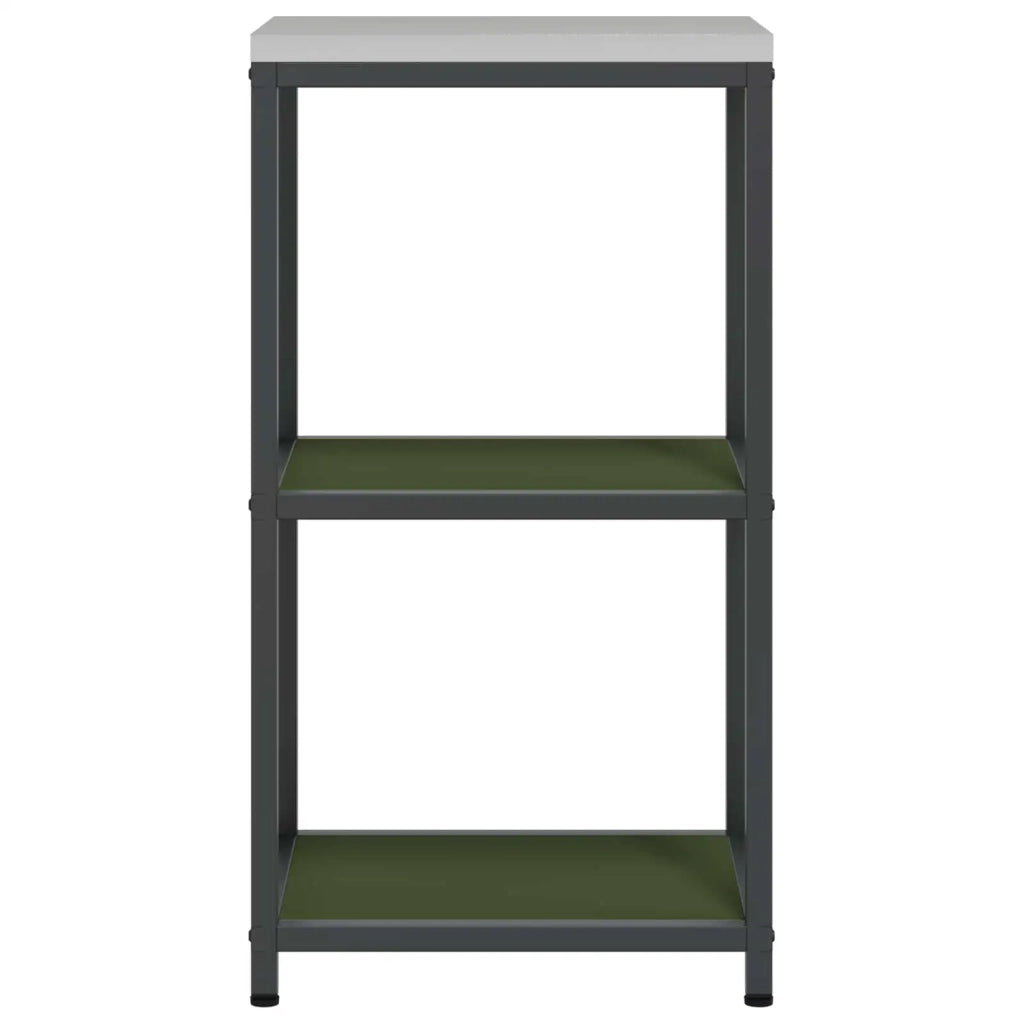 Pensile da cucina | Stoccaggio in cucina HATTEM Verde oliva 40 x 50 x 92 cm Acciaio