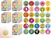 Stickers motivanti - 600 pezzi per bambini - Per insegnanti di elementari - Adesivi self-adesivi - Scuola primaria - Animali