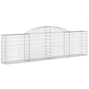 Cesto Gabbione ad Arco 300x30x80/100 cm Ferro Zincato