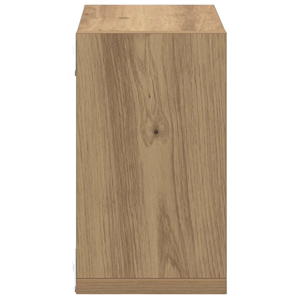 Scaffali da parete 2 pcs Rovere artigianale Legno multistrato 875178