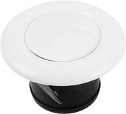 Ventilatore Circolare in ABS con Copertura Ronde per Bagno, Cucina e Ufficio (Disc 100 mm) Bianco e Nero
