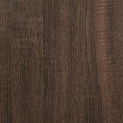 Set Mobili da Bagno 3 pz Rovere Marrone in Legno Multistrato