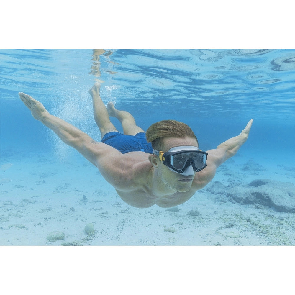Trade Shop - Maschera Subacquea Ragazzi 14+ Anni Da Nuoto Per Piscina Mare Colori Assortiti 22044 -