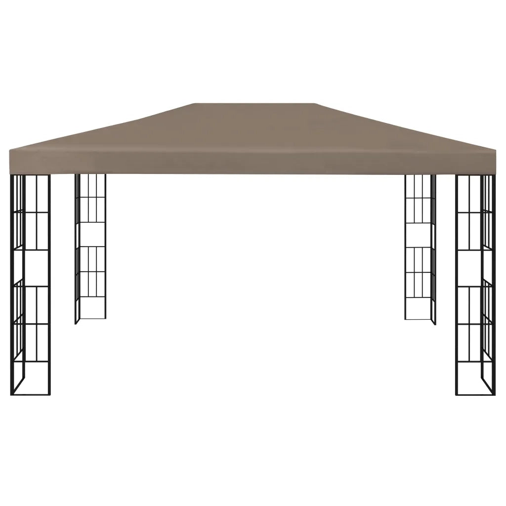 Gazebo 4x3 m Grigio Talpa 312258