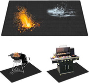 Matrice a doppia faccia resistente al fuoco - resistente al calore - 1 pezzo - 120 x 150 cm - silicone e vetroresina