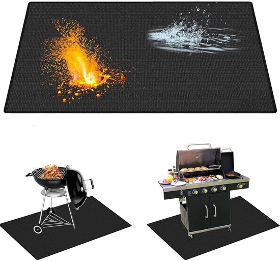 Matrice a doppia faccia resistente al fuoco - resistente al calore - 1 pezzo - 120 x 150 cm - silicone e vetroresina