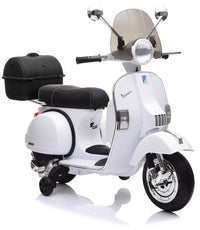 Piaggio Vespa PX150 Full Elettrica 12V per Bambini Bianca