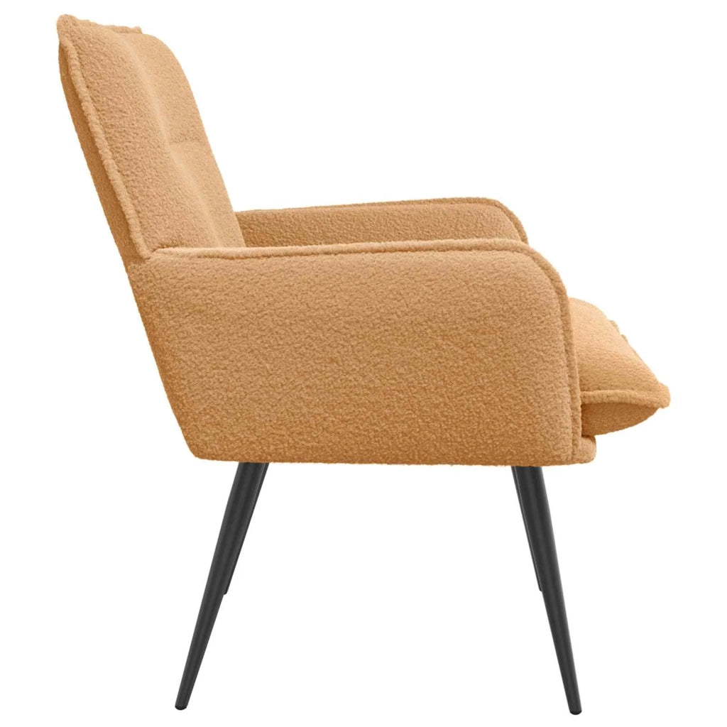 Poltrona Beige Bouclé 42047697