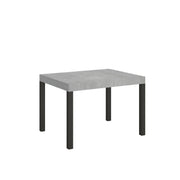 Tavolo allungabile 80x120/204 cm Every Cemento telaio Antracite