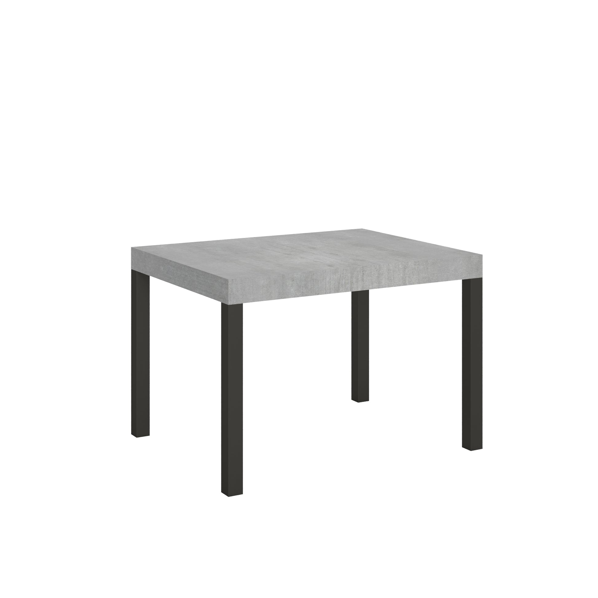 Tavolo allungabile 80x120/204 cm Every Cemento telaio Antracite