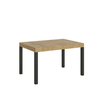 Tavolo allungabile 90x140/244 cm Every Quercia Natura telaio Antracite