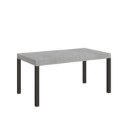 Tavolo allungabile 90x160/264 cm Every Cemento telaio Antracite
