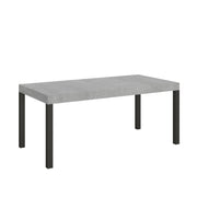 Tavolo allungabile 90x200/304 cm Every cemento telaio Antracite