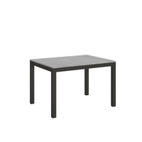 Tavolo allungabile 90x120/380 cm Every Evolution Cemento telaio Antracite