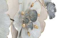 Pannello Flowery 116,5x8x58 cm in Ferro