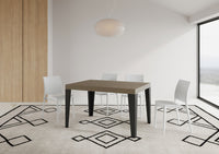 Tavolo allungabile 80x140/224 cm Flaris tortora telaio Antracite