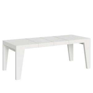 Tavolo allungabile 90x160/420 cm Naxor Premium bianco frassino