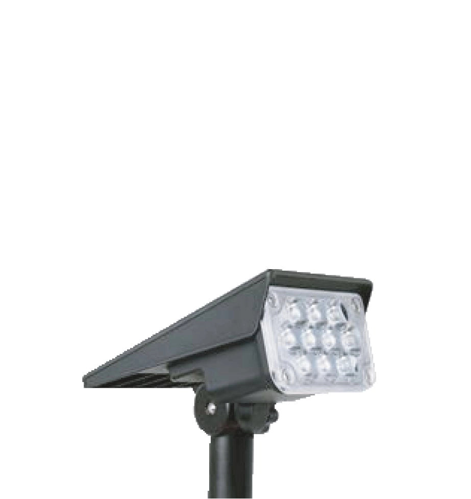 FARETTO SOLARE A LED IDEAL STAR 4W - Colore nero - IDEAL STAR