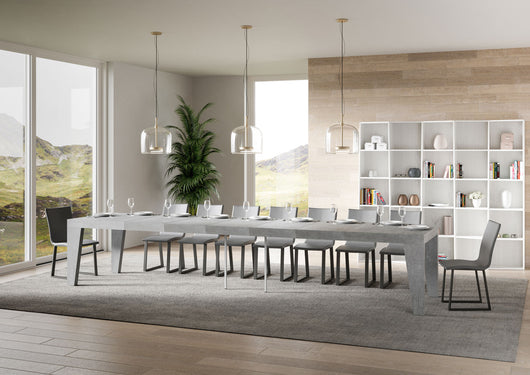 Tavolo allungabile 90x180/440 cm Naxor Premium cemento