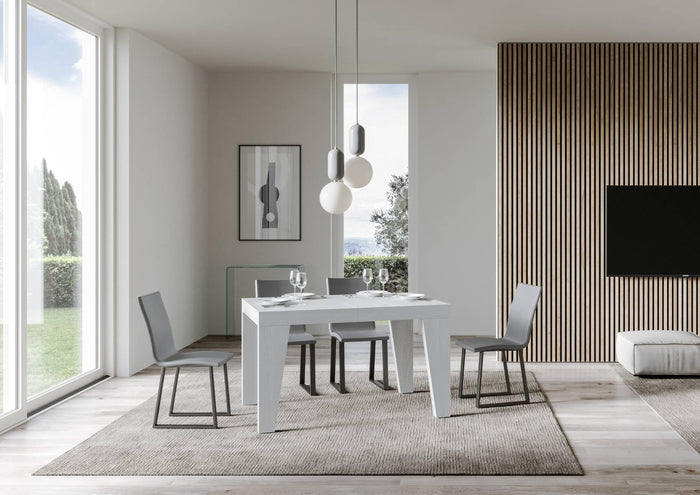 Tavolo allungabile 90x130/234 cm Naxor Premium Bianco Frassino