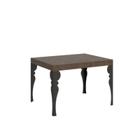 Tavolo allungabile 70x110/194 cm Paxor Noce telaio Antracite