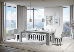 Tavolo allungabile 90x130/390 cm Roxel Premium cemento