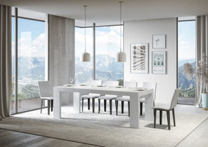 Tavolo allungabile 90x130/234 cm Roxel Premium Bianco Frassino