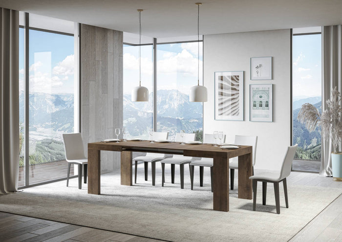 Tavolo allungabile 90x140/400 cm Roxel noce