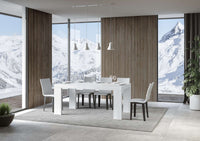 Tavolo allungabile 90x180/284 cm Roxel Bianco Frassino