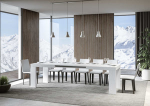 Tavolo allungabile 90x180/284 cm Roxel Bianco Frassino