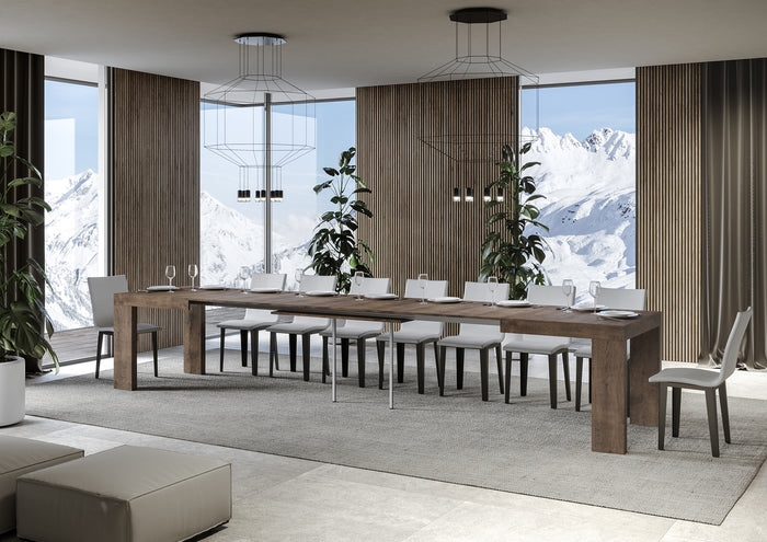 Tavolo allungabile 90x160/420 cm Roxel Noce