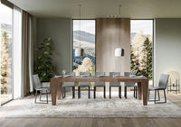 Tavolo allungabile 90x160/420 cm Pimbo Premium noce