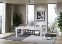 Tavolo allungabile 90x120/224 cm Pimbo Premium Bianco Frassino