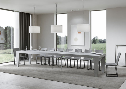 Tavolo allungabile 90x180/440 cm Pimbo Premium cemento